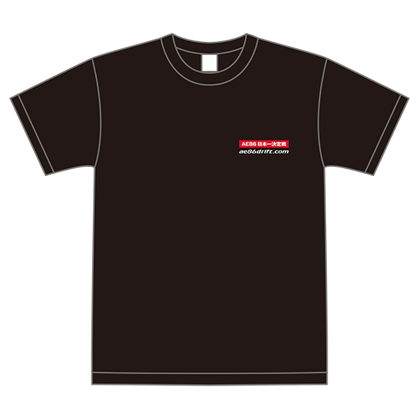 AE86 Drift Champions Cup オリジナルTシャツ ブラック